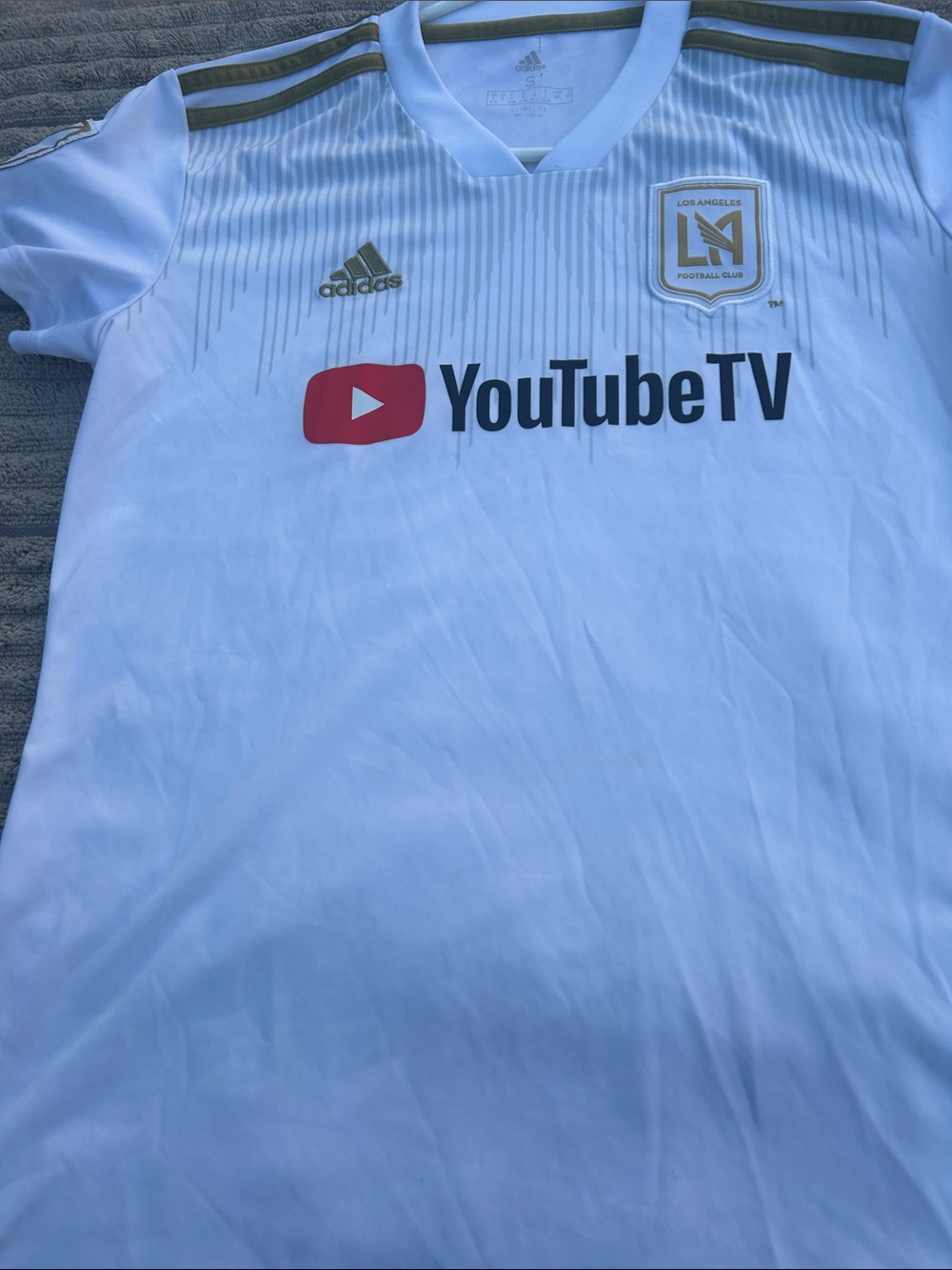Women size small Adidas LAFC Home Football Jersey -